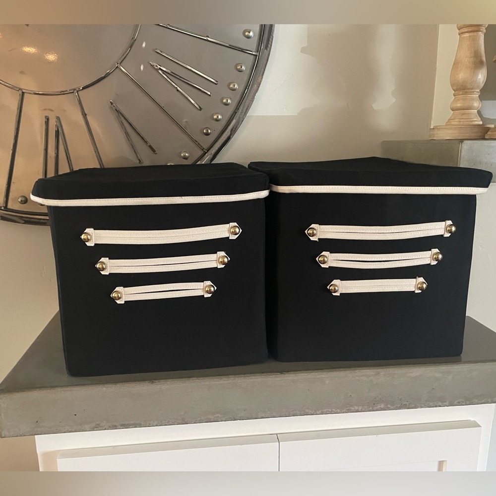 Pottery Barn Storage Bins - Picture 2 of 14